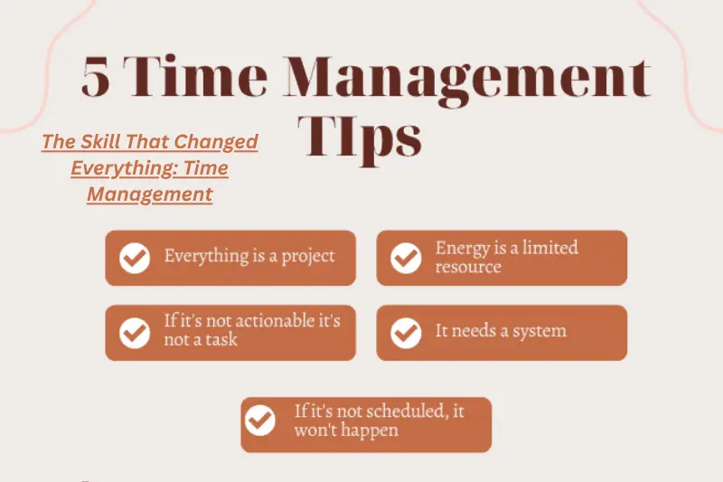 the skill that changed everything time management
