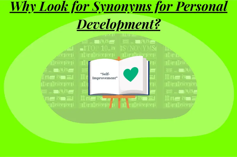 why look for synonyms for personal development